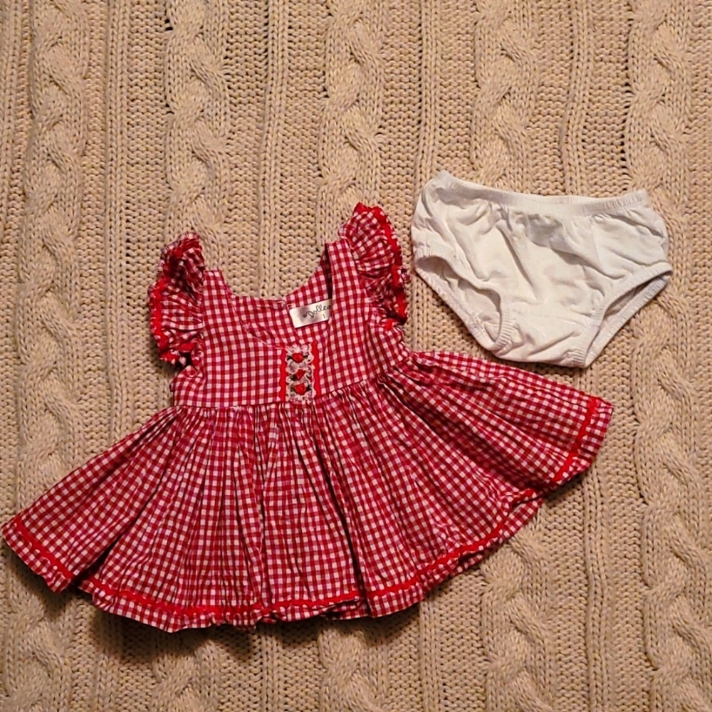 Dollcake picnic dress with coordinating bloomers